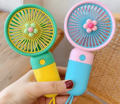 Mini Handheld Fan — Flower Edition