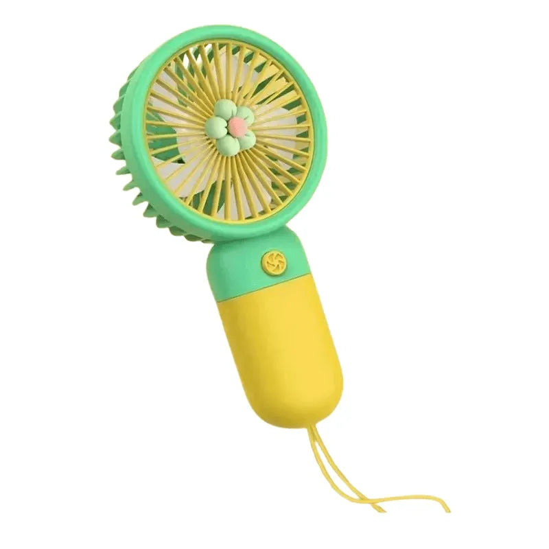 Mini Handheld Fan — Flower Edition