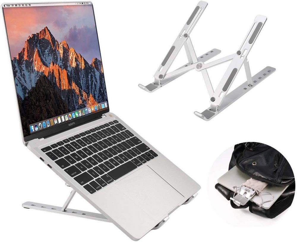 Adjustable Aluminium Laptop Stand & Tablet Stand