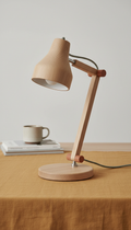 Pale Oak Touch Desk Lamp