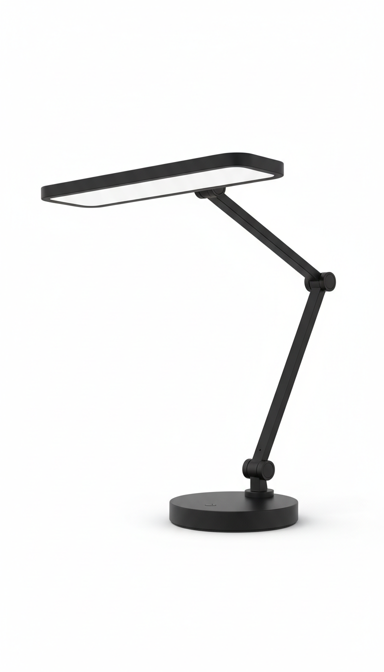 Aura Charcoal LED Desk Lamp