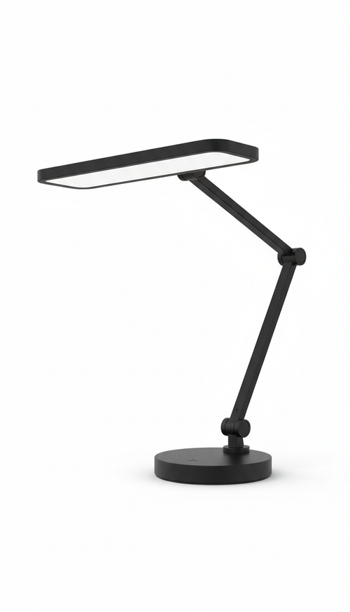 Aura Charcoal LED Desk Lamp