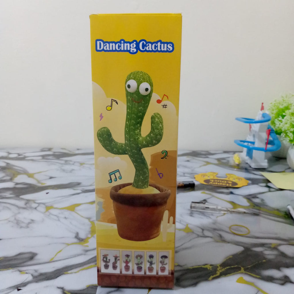Voice Repeat Talking Dancing Cactus Toy