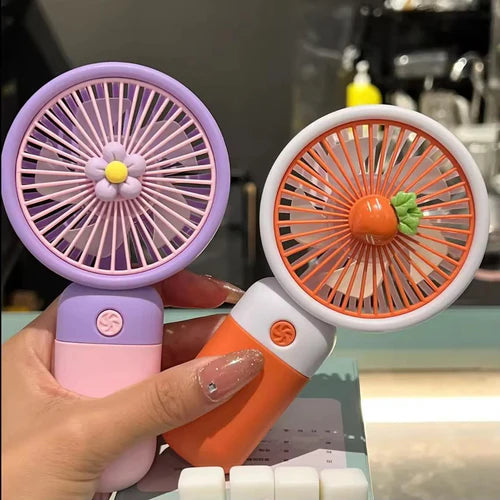 Mini Handheld Fan — Flower Edition